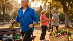 Cinco hábitos para mantener la independencia después de los 60 con números claros